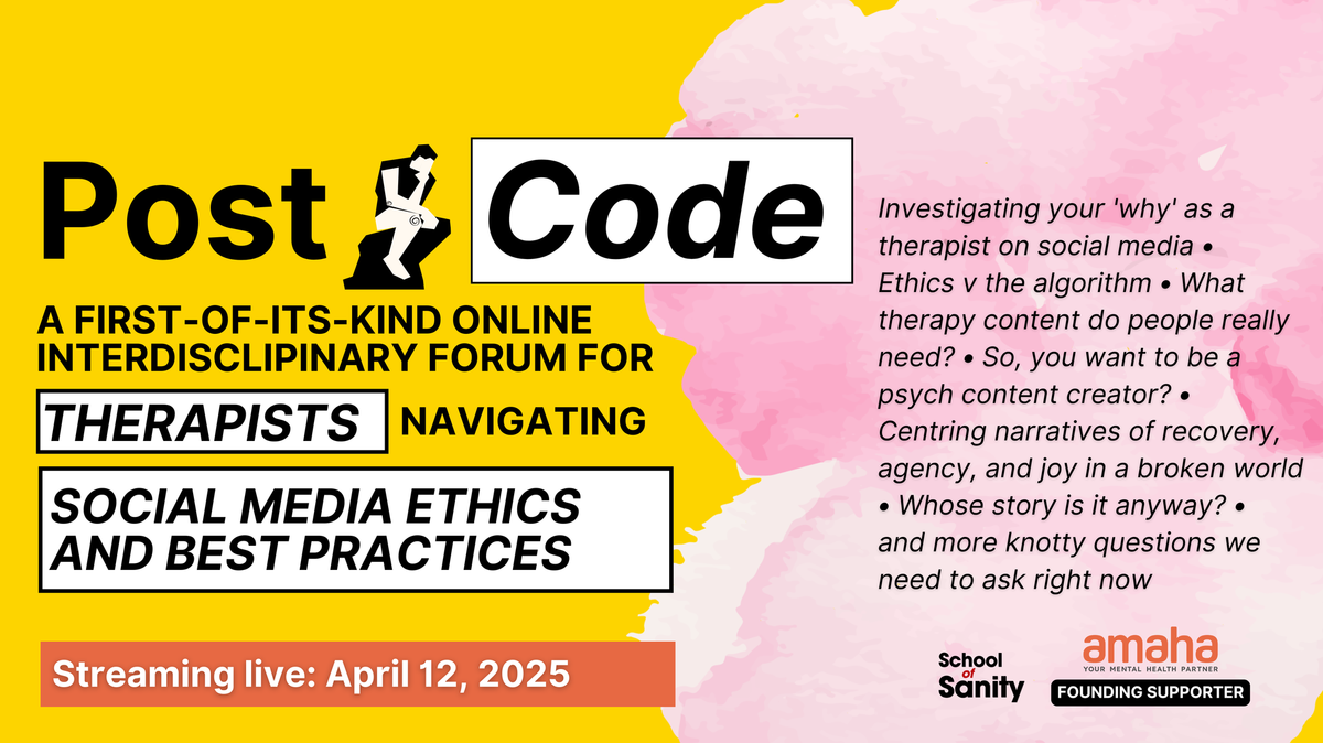 PostCode 1.0: Therapy X Social Media