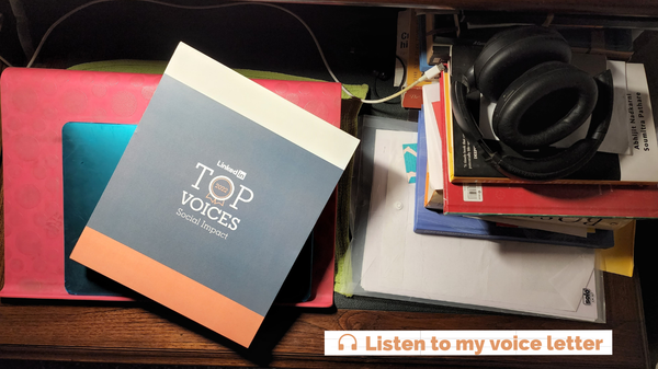 'LinkedIn Top Voice in Social Impact' + announcing next community meet-up