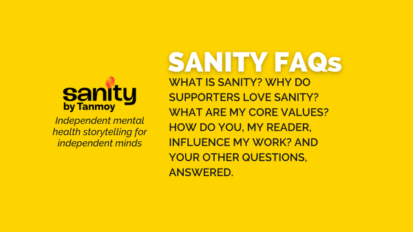 Sanity FAQs against a yellow background