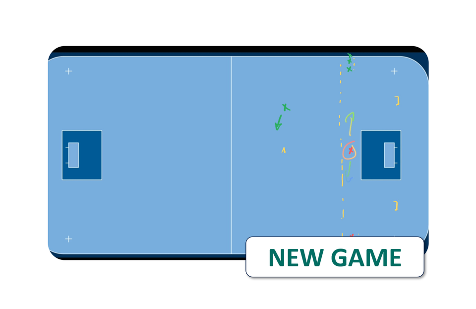 Competitive Shooting Game on Two Nets - Big or Small
