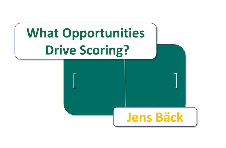 The Frequency Paradox | What Opportunities Actually Drive Scoring? // Jens Bäck