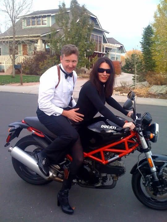 The Ducati didn't make it