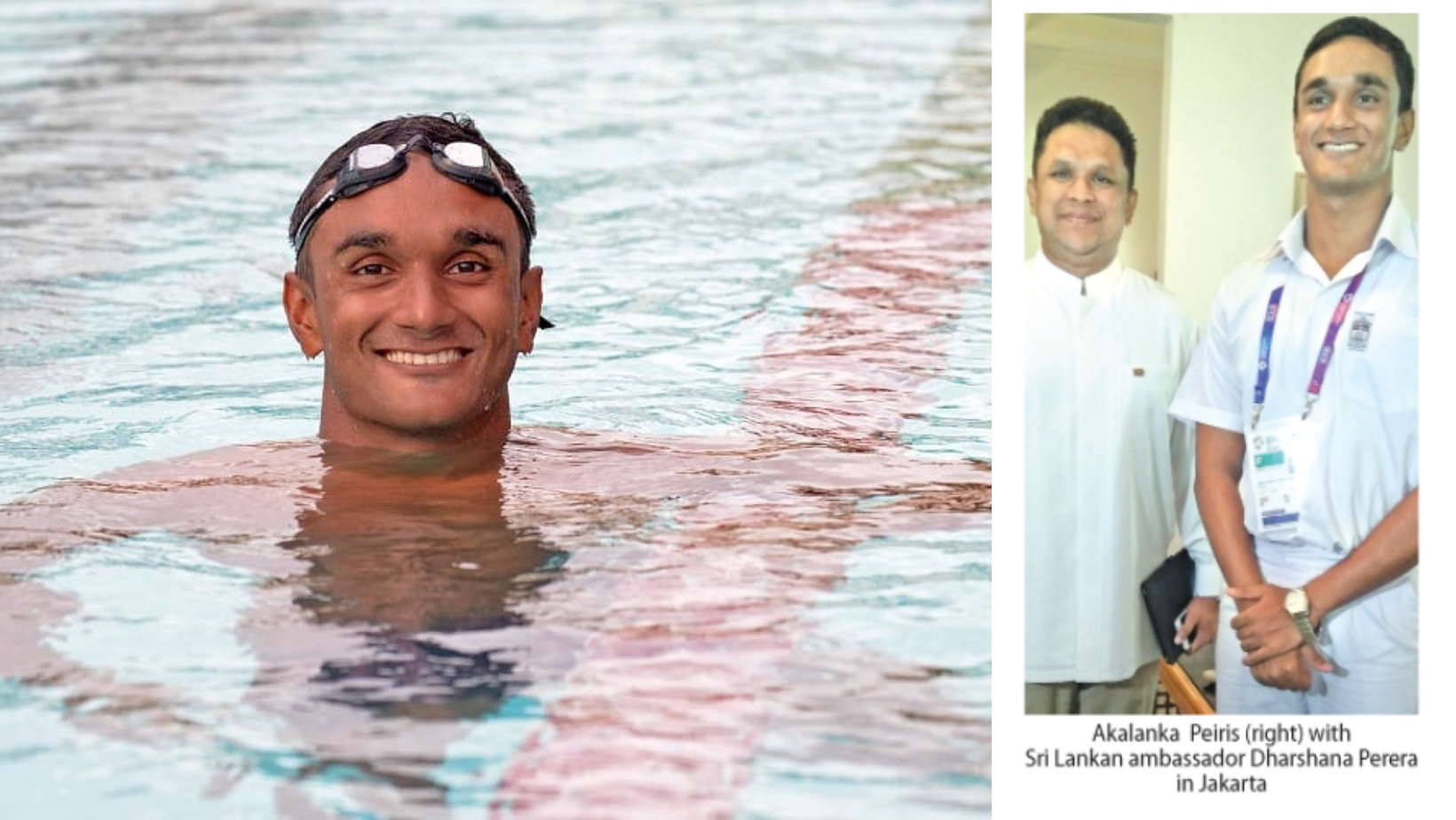 Swimming for the Asian Games, during A/Ls!