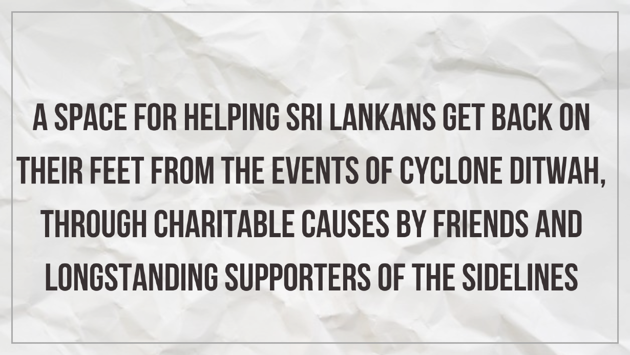 Donate For Ditwah