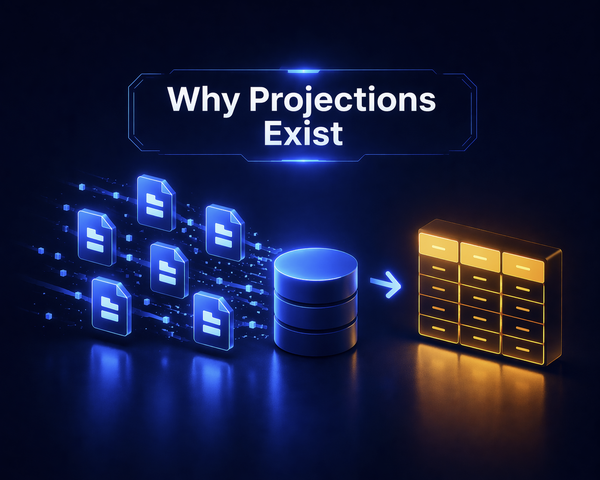 Why Projections Exist — Your First Read Model