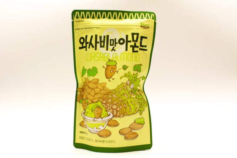 [快遞先生零食開箱] 下酒的好選擇，TomsGilim 芥末杏仁果！