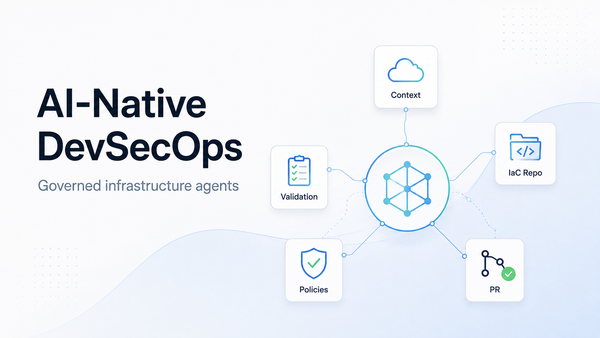 AI-Native DevSecOps: Why Infrastructure Agents Need Governed Change