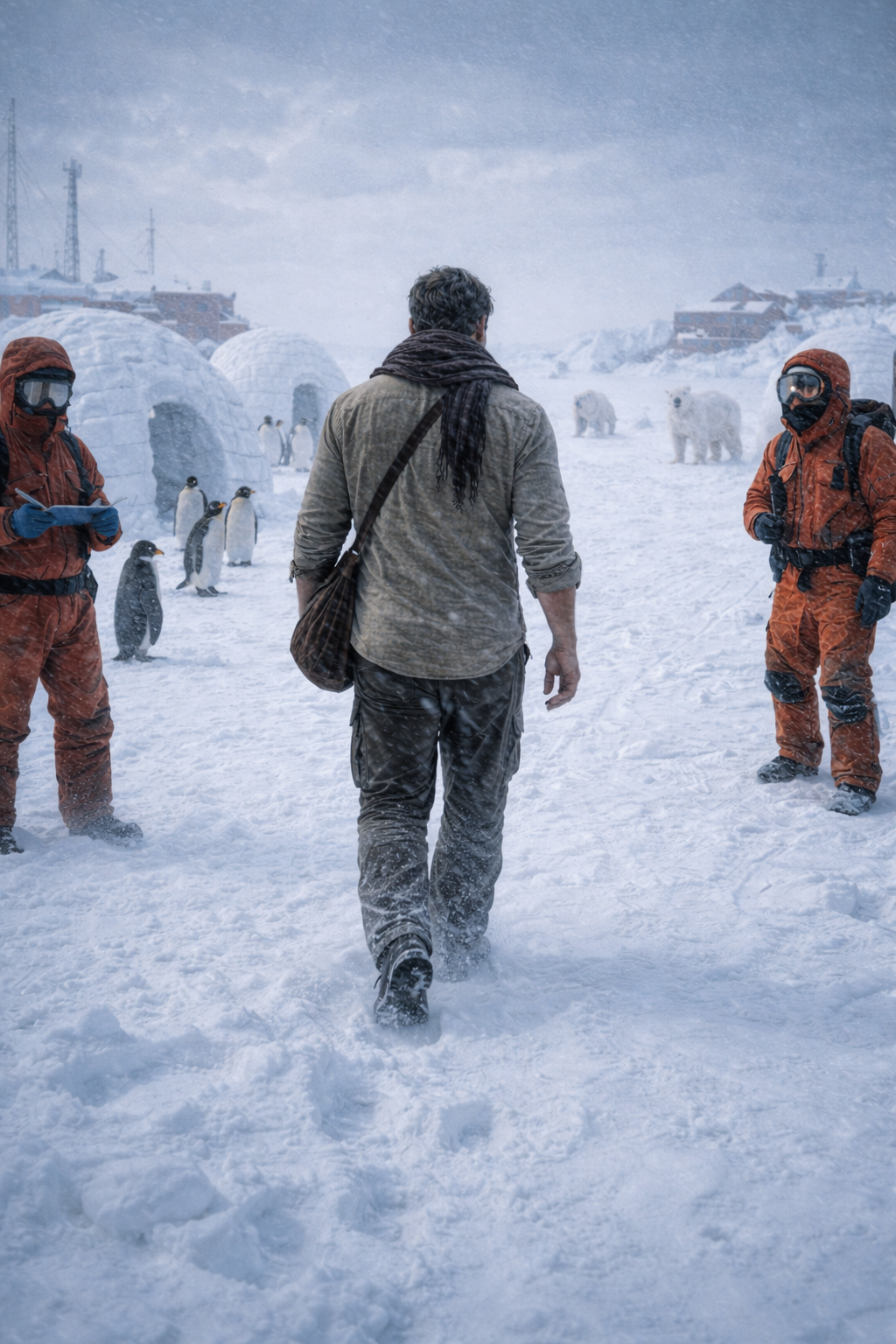Antarctica in 1980 did not bother with welcomes.ANTAR in ANTARTICA, 1980