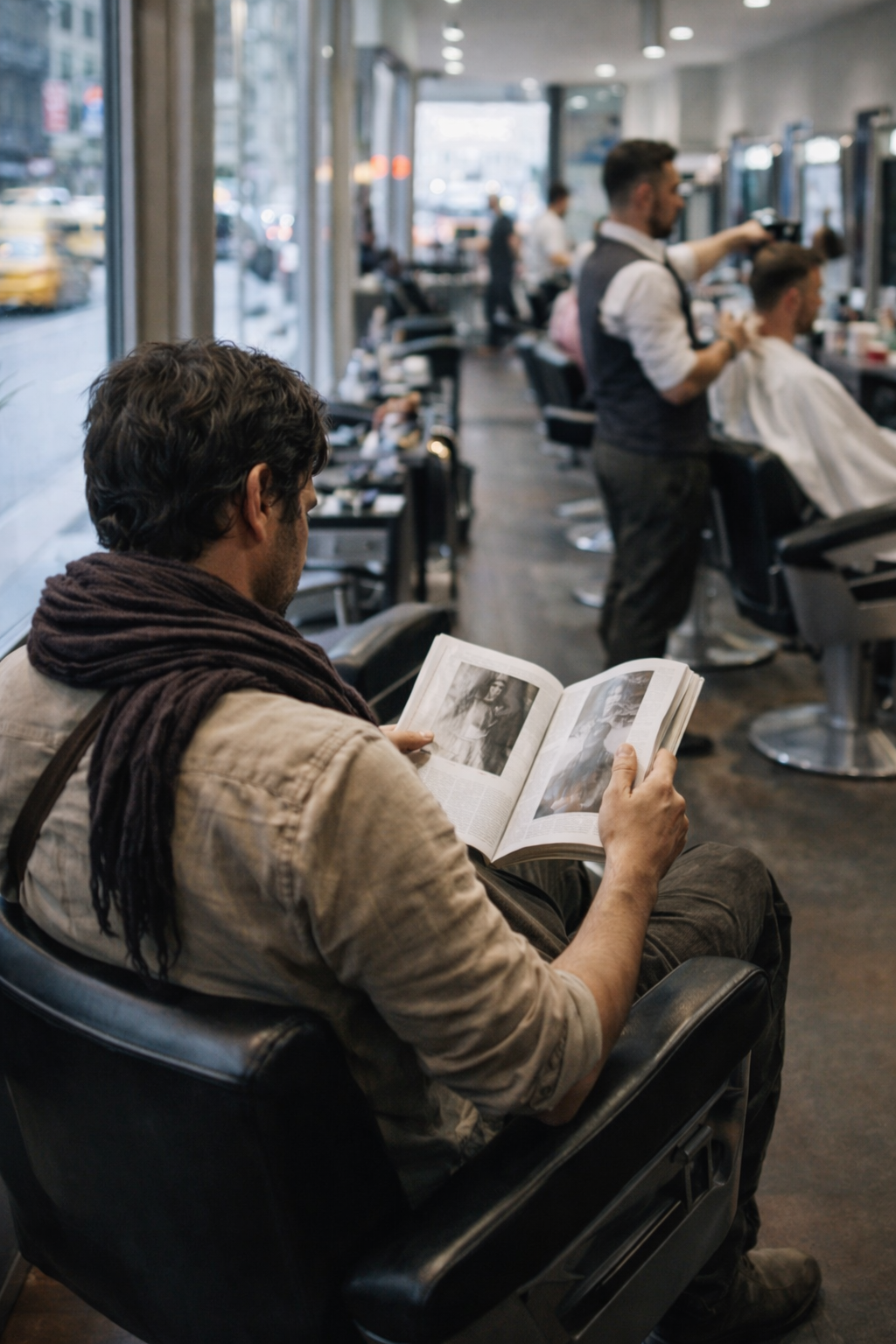 ANTAR spotted at a Salon 