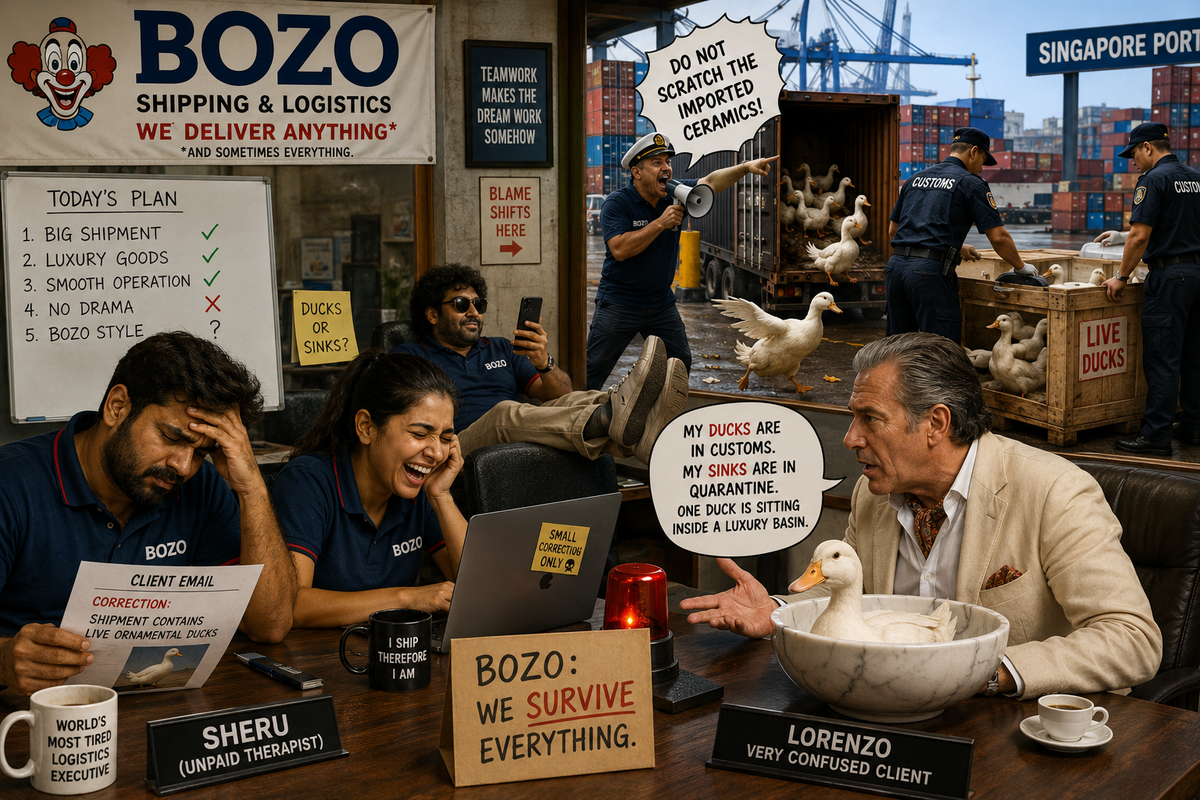 BOZO 10: The Great Container Confusion of Singapore