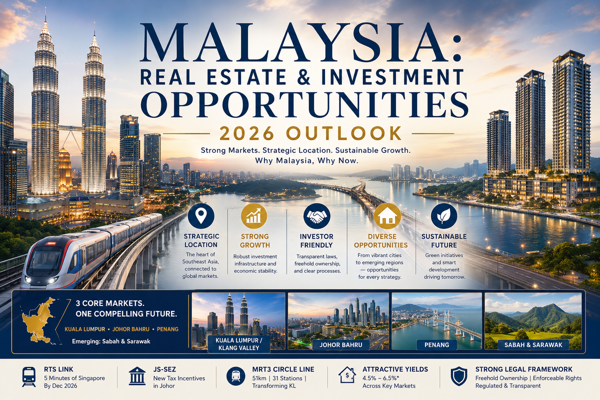 Malaysia: Real Estate and Investment Opportunities (2026 Outlook)