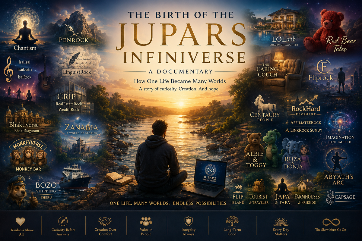 Before You Read The Birth of the JUPARS Infiniverse