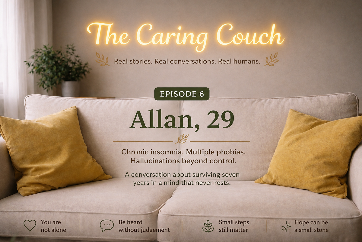 The Caring Couch Seat 6 — Allan, 29