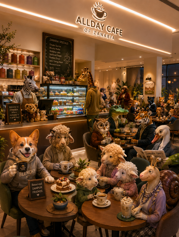 A Gentle Afternoon at the All Day Cafe of Zanabia