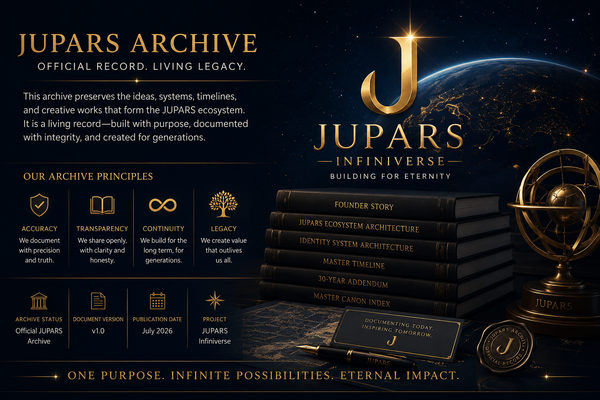 Editorial Note                          The JUPARS Infiniverse Ecosystem