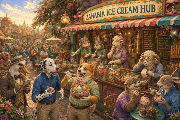 THE ZANABIAN HISTORICAL ARCHIVE: THE ZANABIA ICE CREAM HUB