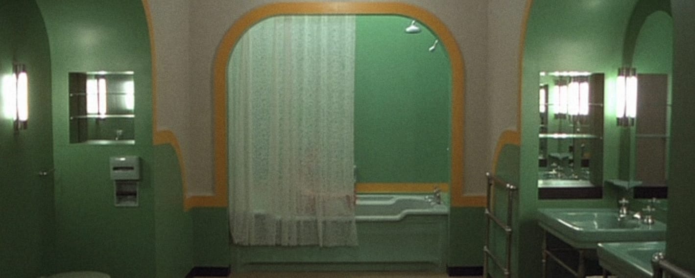 The Shining bathroom scene in Stanley Kubrick's movie