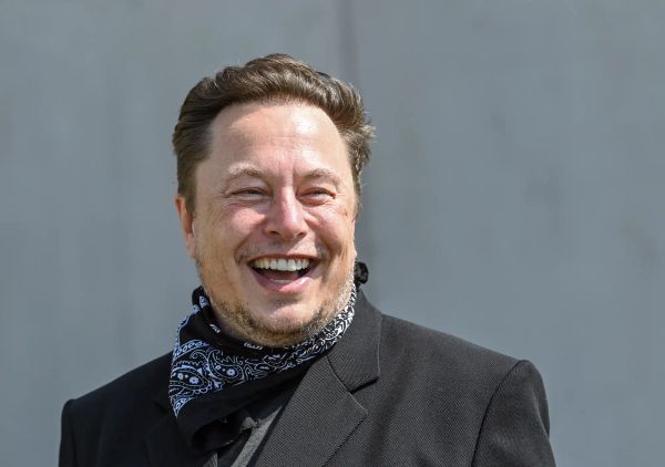 Elon Musk at the gate.