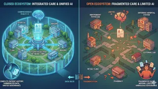 The Garden Wall Problem: Why Your Insurance Type Determines Your AI-Ready Healthcare