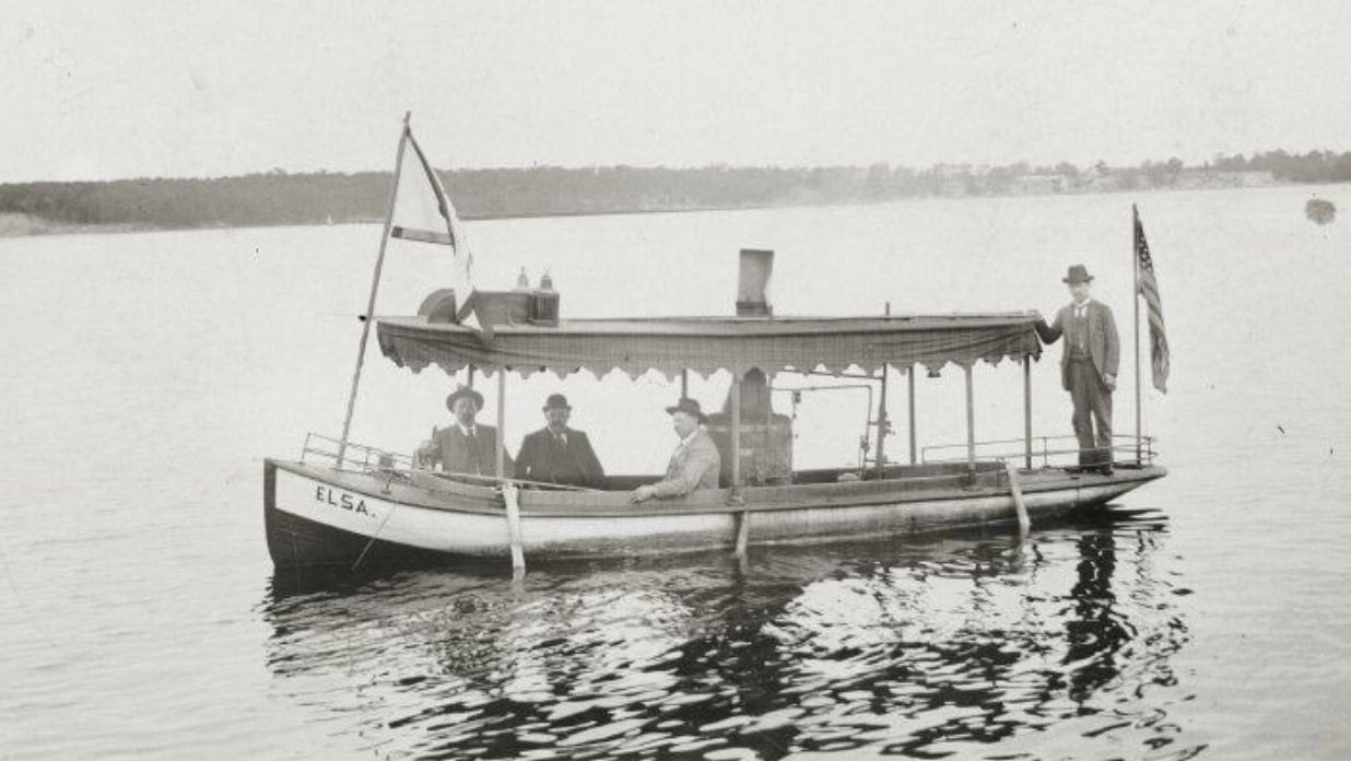 Historic Big Cedar Lake had a client boat service