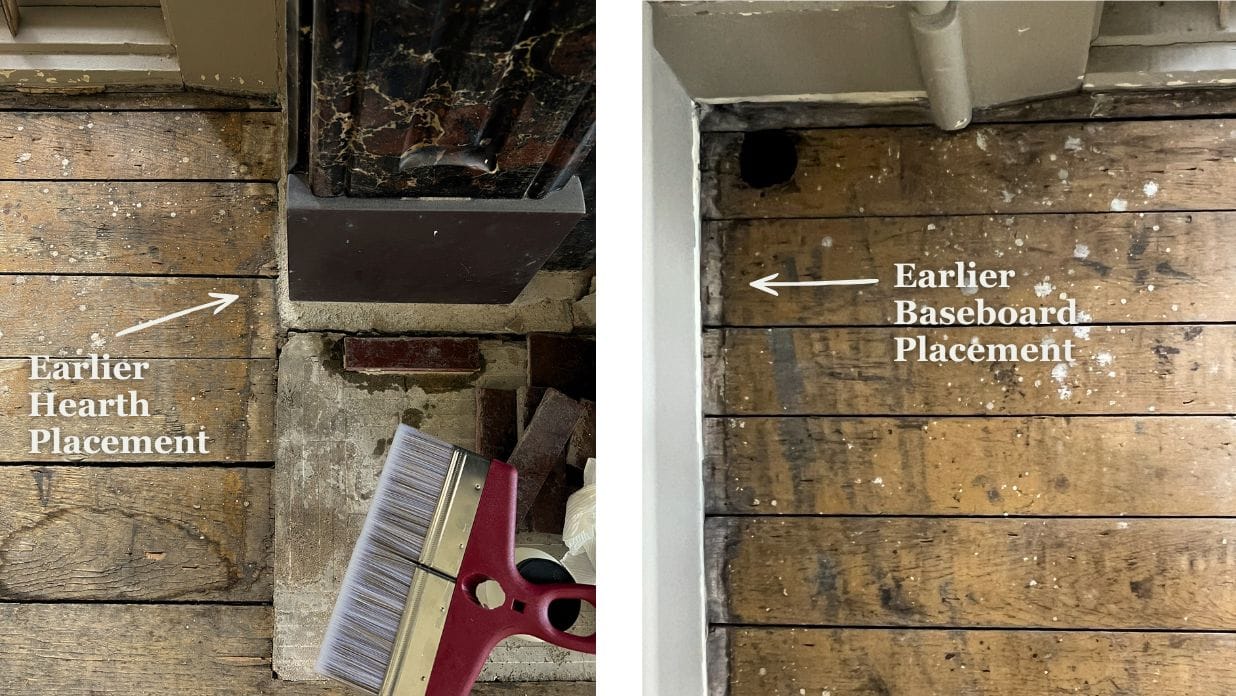 Floors in Frisby Wagner House