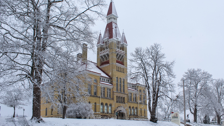 1889 Courthouse in West Bend, Wisconsin with The Tower Heritage Center