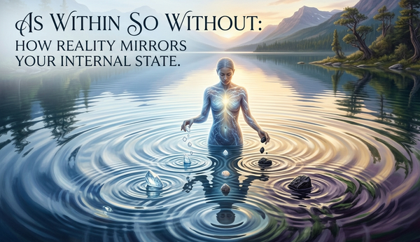 As Within So Without: How Reality Mirrors Your Internal State