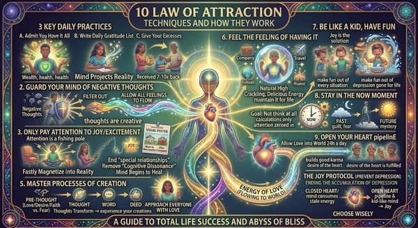10 Law Of Attraction Techniques And How They Work