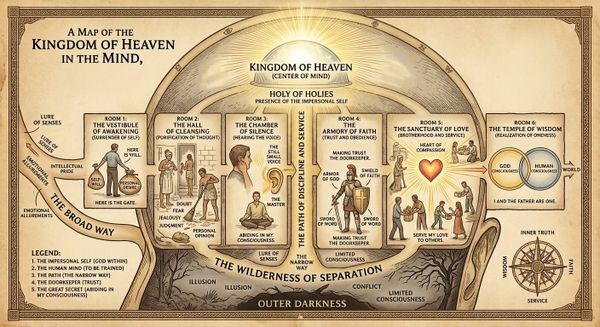 How To Reach Kingdom Of Heaven Within The Mind (Map)