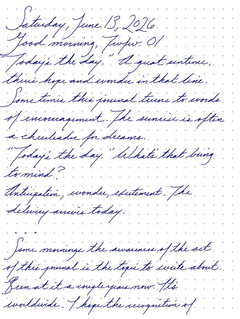 Writing is a Sacred Act