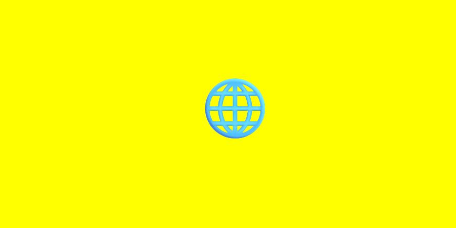 A picture of an emoji of a globe with meridians 