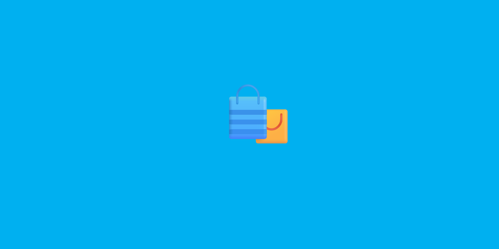 A picture of an emoji of shopping bags