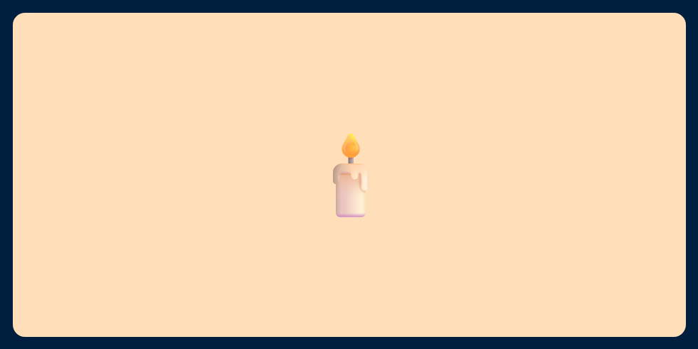 A picture of an emoji of a candle