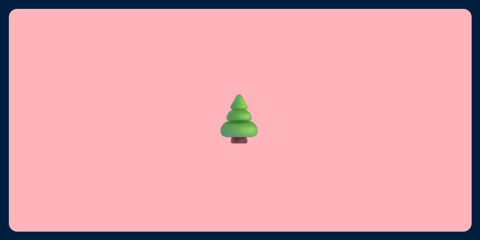 A picture of an emoji of an evergreen tree