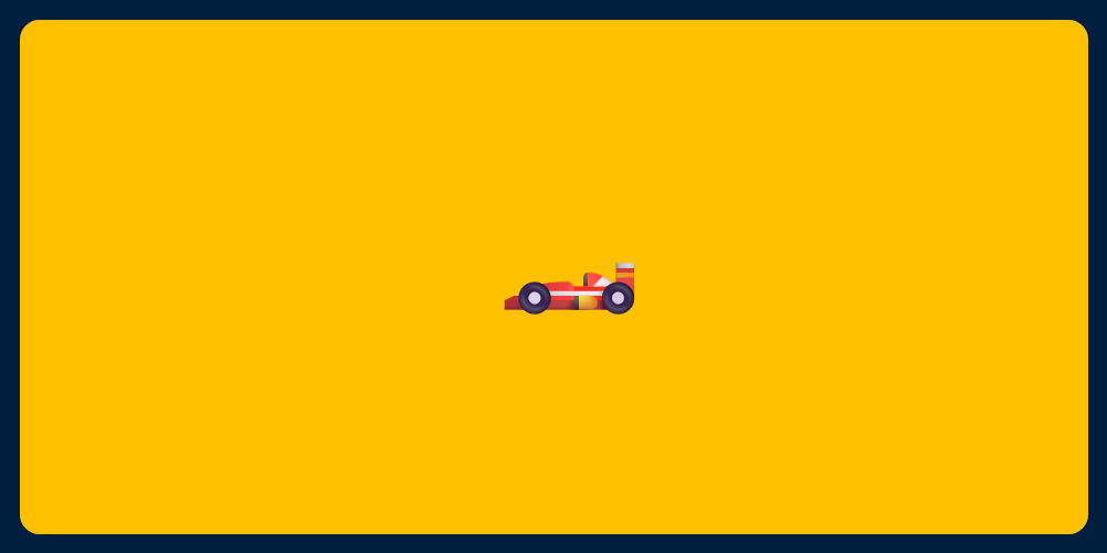 A picture of an emoji of a race car on an orange background