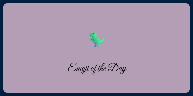A picture of an emoji of a T-Rex