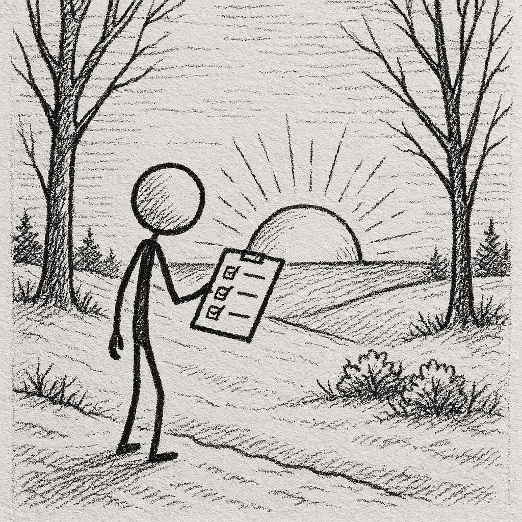 For a Checklist Some Other Day