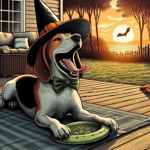 Stubborn Frisbee Friend Squirrel