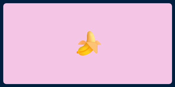 A picture of an emoji of a banana