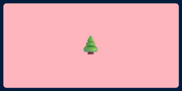 A picture of an emoji of an evergreen tree