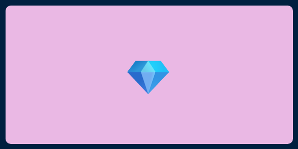 A picture of an emoji of a gem 