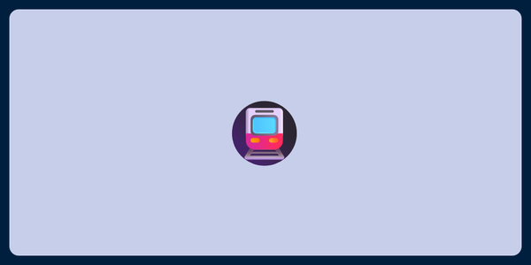 A picture of an emoji of a metro train