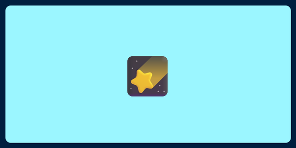 A picture of an emoji of stars