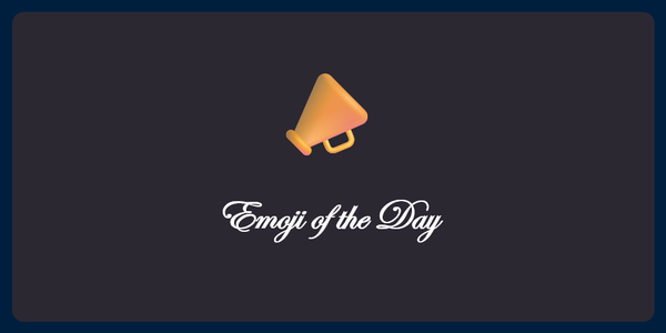 A picture of an emoji of a megaphone