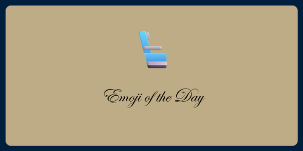 A picture of an emoji of a seat