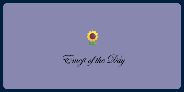 A picture of an emoji of a sunflower