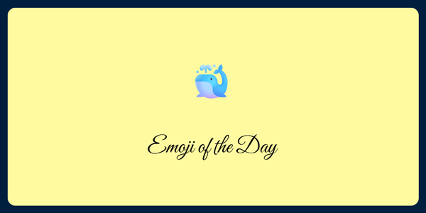 A picture of an emoji of a whale