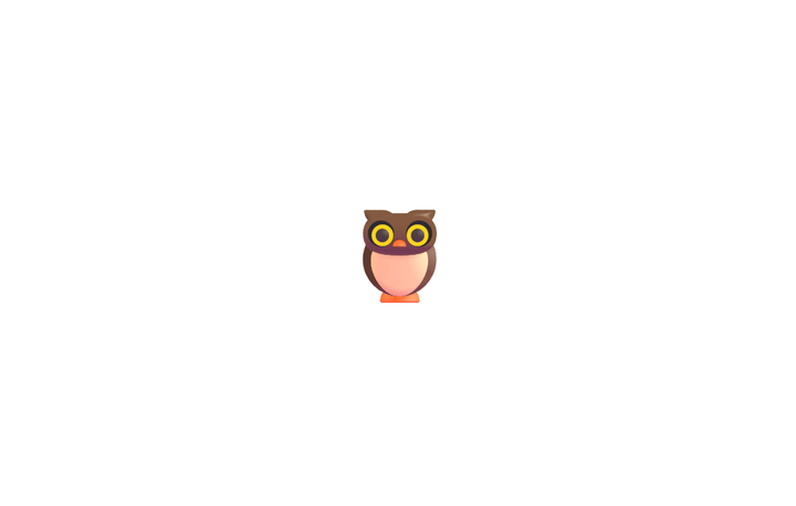 Picture of an emoji of an Owl