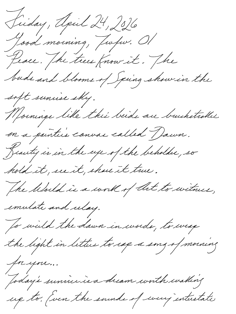 Page of a handwritten journal entry by Wynn 