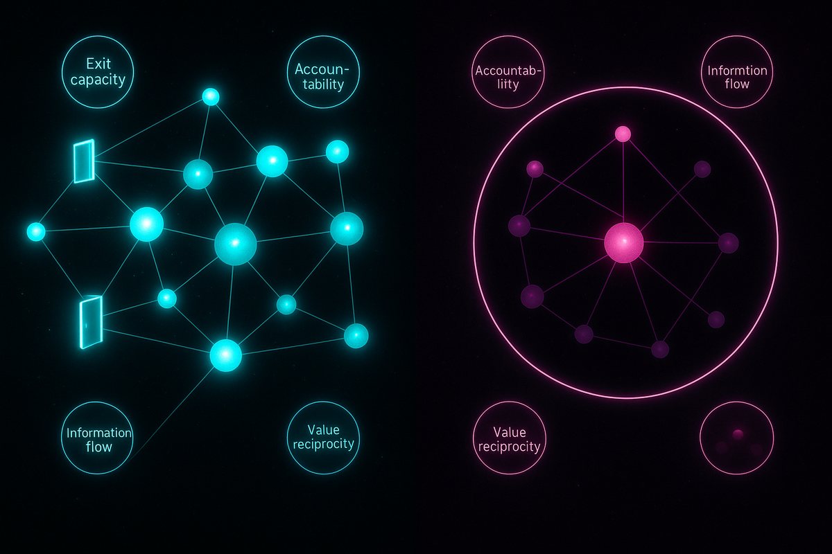 Evaluating Coherence Communities: Healthy vs Harmful Groups